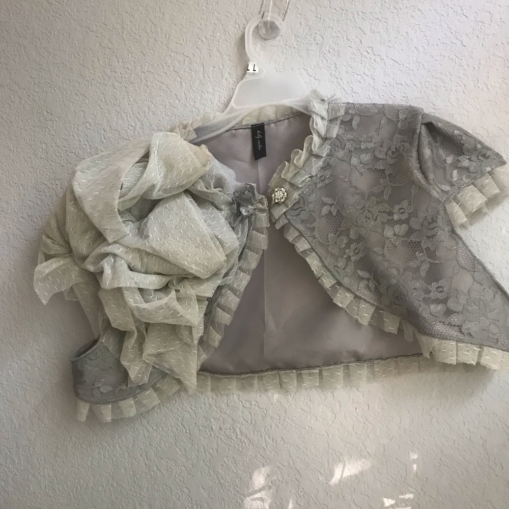 Vintage style glam crop bolero/shrug